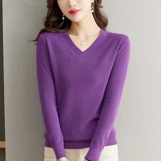 Áo sweater Dệt Kim Cổ Chữ v Dáng Rộng Phong Cách Hàn Quốc Thời Trang Thu Đông 2023 Mới