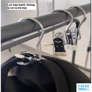 Móc kẹp đa năng bọc sillicon 2 đầu, móc treo đa năng cần thiết trong mọi gia đình, treo quần áo, vớ GD764-MocKep