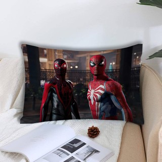 Vỏ gối hình chữ nhật Spider Man Marvel Vỏ gối Sofa Polyester in một mặt Trang trí nhà cửa (Không có lõi)