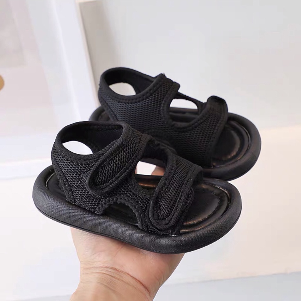 sandal bé trai bé gái dép quai hậu cho bé siêu nhẹ êm chân vải thấm mố hôi cho bé từ 1 tuổi kiểu dáng thể thao 6112