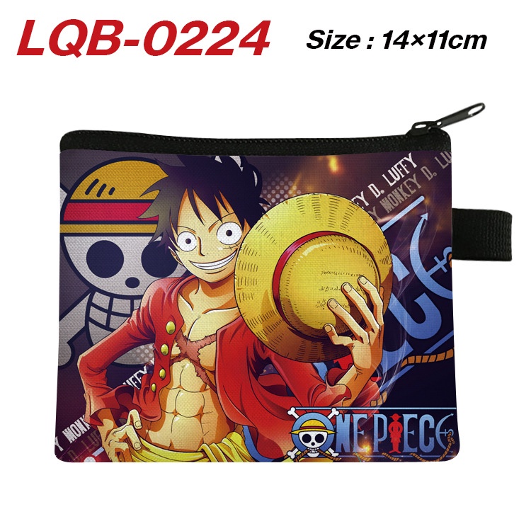 One Piece Luffy Trẻ Em Hoạt Hình Anime Ví Đựng Tiền Xu Ví Đựng Thẻ ID Tín Dụng Đựng Túi Tai Nghe Túi Bé Trai Ví
