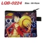 HT3 One Piece Luffy Trẻ Em Hoạt Hình Anime Ví Đựng Tiền Xu Ví Đựng Thẻ ID Tín Dụng Túi Tai Nghe Túi Bé Trai Ví
