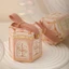 Hộp quà tặng băng chuyền tuyệt vời, Tay cầm bằng da Hộp kẹo cưới sinh nhật, Giấy trang trí Túi Tote kẹo cưới