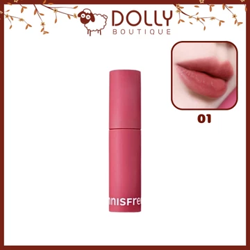 Son Kem Lì Innisfree Airy Matte Tint - 01 Magenta Mauve 3.8 g