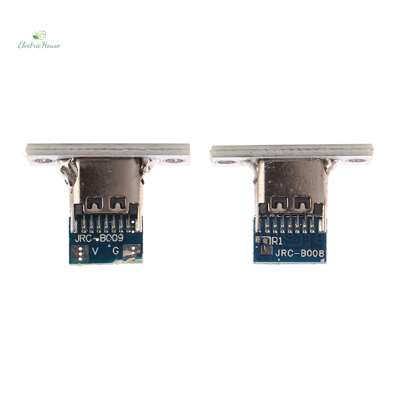 [Ngôi Nhà Điện] usb jack type-c 2pin 2p 4p Đầu Nối female Chống Nước Cổng Sạc usb type c
