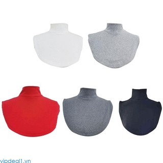 Vipdeal1 Cổ Áo Giả Bằng cotton Nhiều Màu Sắc Cổ Lọ Có Thể Tháo Rời Dành Cho Nam Nữ