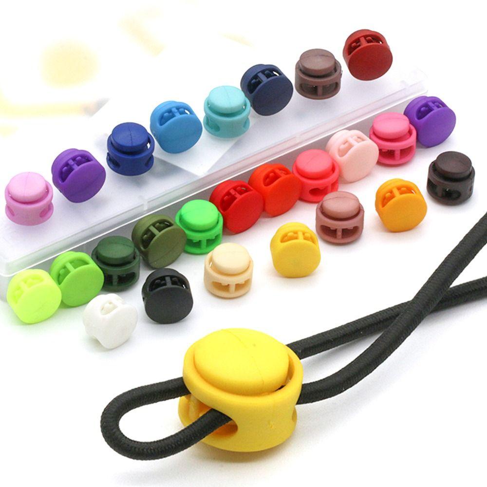 [Vận chuyển nhanh] SIMPLEAID 10 chiếc khóa chặn dây lò xo, kẹp Paracord DIY, phụ kiện ba lô/giày/túi nhựa