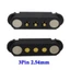 NOTE1 Đầu nối từ tính Pogopin, 2Pin 3Pin 4Pin 5Pin Đầu nối Pin từ tính DC chống nước, Khoảng cách 2A dòng điện cao 2,54mm Ổ cắm điện có tải lò xo