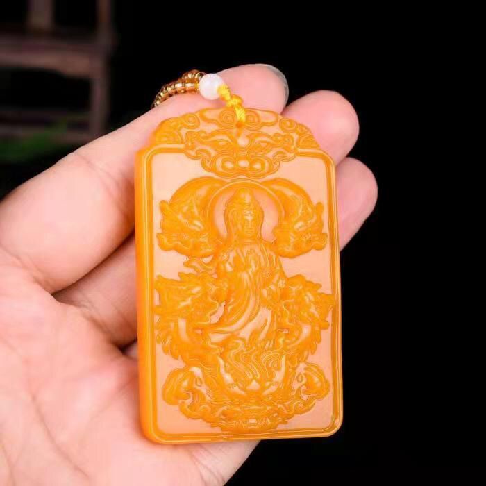 Topaz Mặt Dây Chuyền Hình Rồng / Gà / Rồng / Máu Ngọc Bích Nhiều Màu Sắc Cho Nam Và Nữ
