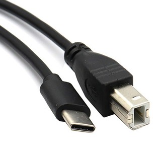 EZ Bền Loại C Sang USB B Cáp Máy In OTG Dây Kết Nối Đàn Piano Kết Nối Thiết Bị Với Máy In Máy Quét 100cm 150cm 200c