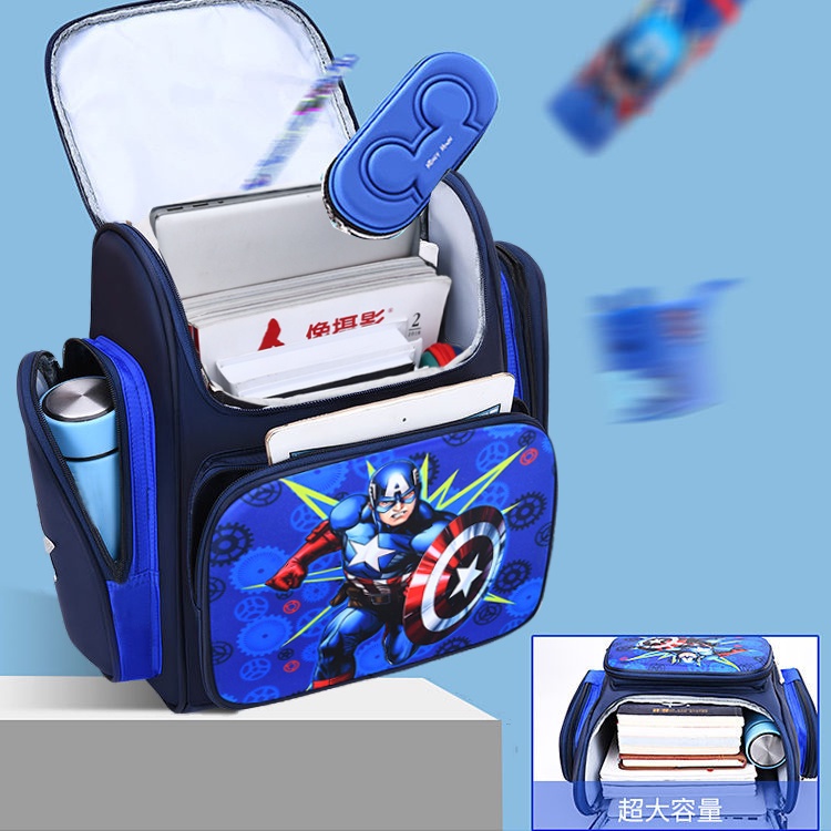 Hàng sẵn có Học sinh tiểu học Schoolbag Nam 1-3-5 Lớp Nữ Bé Trai 6-12 Tuổi Nhẹ Chống Thấm Nước Bé Trai Trẻ Em Ba Lô