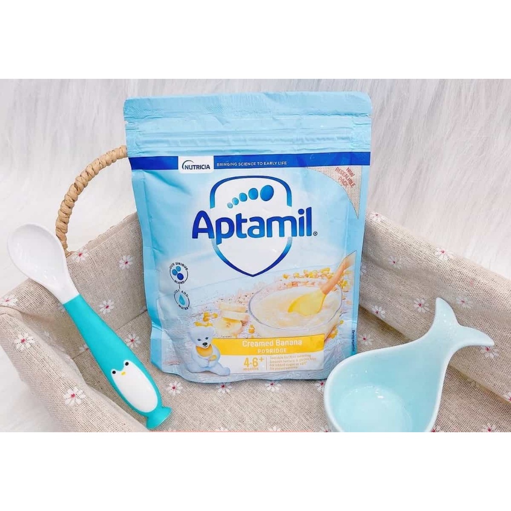 Bột Ăn Dặm Aptamil - Ăn Dặm Cho Bé TiBong Store, Dành Cho Bé Từ 4 Tháng Cung Cấp Đầy Đủ 17 Loại Vitamin