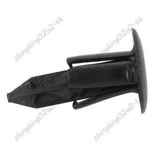 50x Nhựa Đinh Tán Xe Đạp Fairing Viền Bảng Điều Khiển Kẹp 6 Mm Cho Xe Honda Yamaha Đen