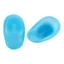 DELMER 2 chiếc Vỏ tai silicon, Vỏ tai làm tóc không thấm nước màu xanh, Phụ kiện tạo kiểu vòi hoa sen Tắm có thể tái sử dụng Perm Earuffs Salon Ear Shield