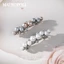 Mauropoli Kẹp ngọc trai nhỏ, kẹp mùa xuân Hàn Quốc cho nữ, phong cách đơn giản, mũ đội đầu