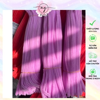 [HỎA TỐC HCM 2H] 50/100 sợi Kẽm nhung làm hoa handmade loại 1 lông đều dày mềm mịn nhiều màu AG.FASHION