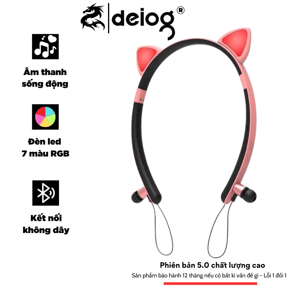 Tai nghe bluetooth ZW-29 phát sáng led tích hợp từ tính chống nước âm thanh vượt trội siêu hay