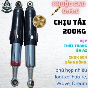 Phuộc sau FUTURE - tải 200kg, hoạt đông êm ái, ty dầu 10ly, 2 mức điều chỉnh độ tải nặng,
