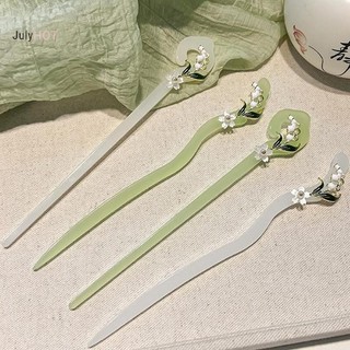 Julyhot Mới Trung Quốc Phong Cách Cổ Đại Siêu Bất Tử Hoa Lan Kẹp Tóc Ánh Sáng Sang Trọng Mũ Đơn Giản Tóc Dính Phụ Kiện Nhẹ Nhàng Chất Lượng Cao Massivedeals