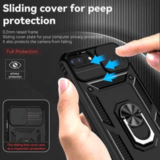 Ốp Điện Thoại Mỏng Có Giá Đỡ Dạng Trượt Bảo Vệ camera Cho iphone 6 7 8 plus se 2020 / se 2022