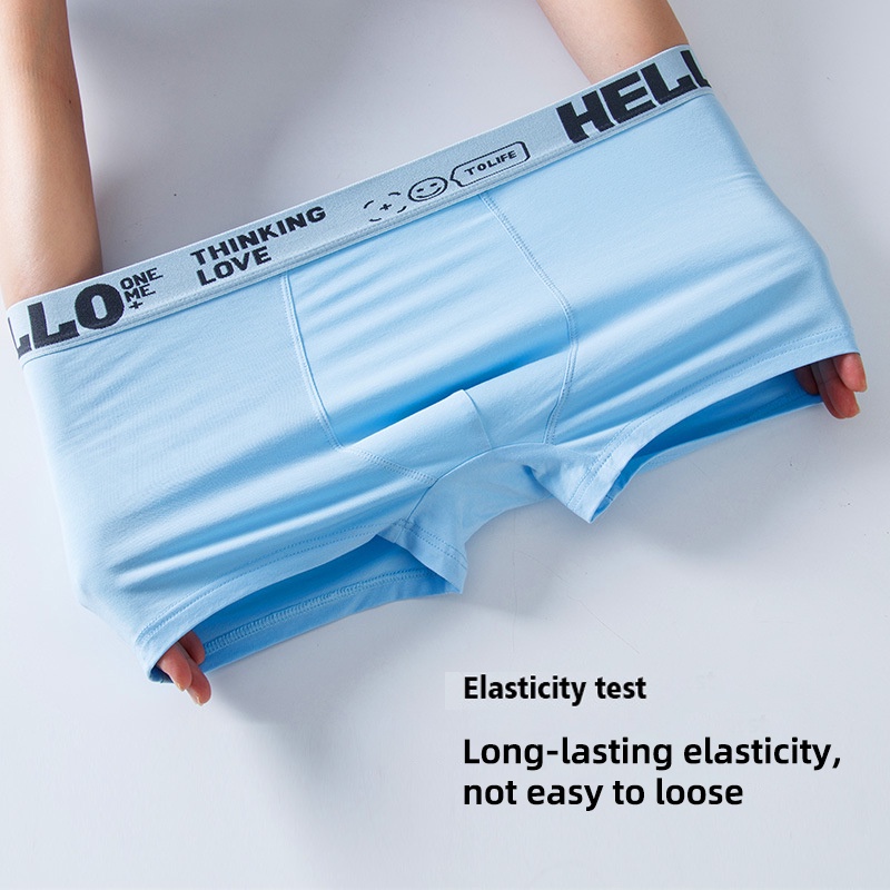 Mô tả Ecmln Quần Lót Boxer Nam Dạng Lồi Chữ u Thoáng Khí plus size - 4