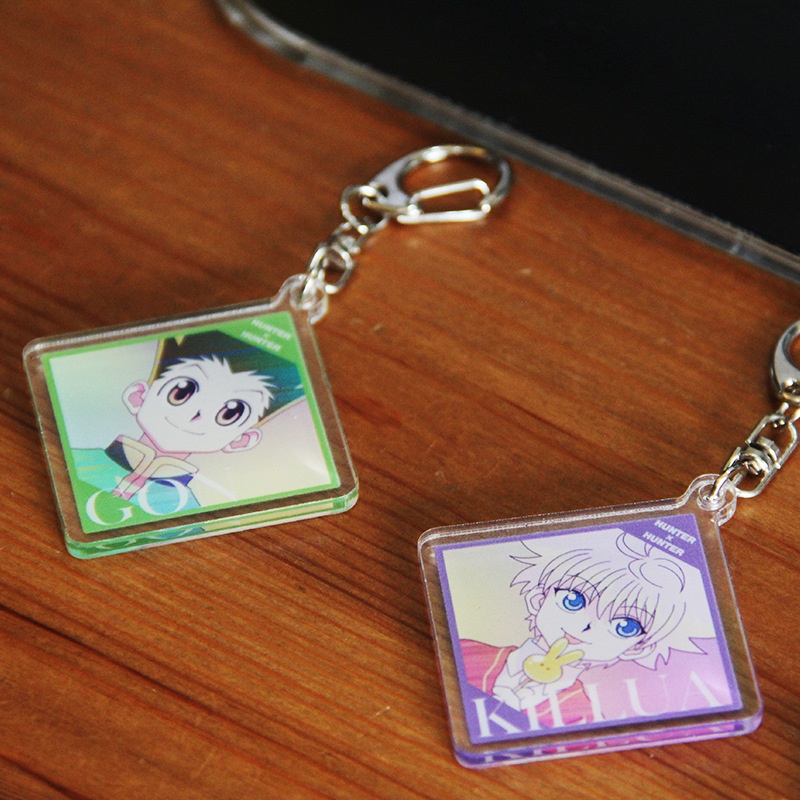 Manga Factory Hunter Mặt dây chuyền Killua Sisoko Kuro Kurapika Acrylic Chuỗi hạt Móc khóa Mặt dây chuyền