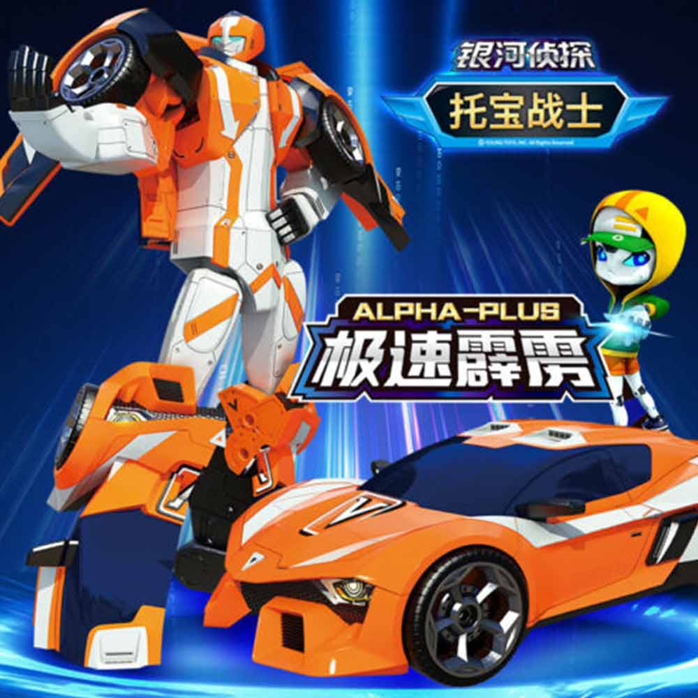 Tobot V Galaxy Detectives Alpha Plus Figure Vehicle Transformer Robot