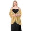Khăn choàng dạ hội GUSTAVA, Tiệc cô dâu Lady Cape Wraps, Đám cưới phù dâu Sequined Wraps