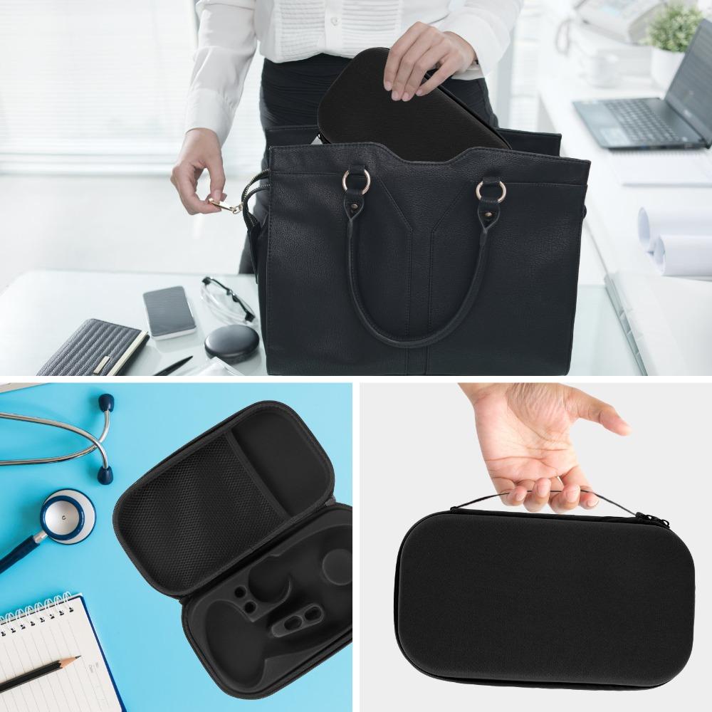 Gói thiết bị y tế HAPPYNOOK, Ống nghe chống sốc có khóa kéo, Túi lưu trữ EVA cứng dung tích lớn tại nhà