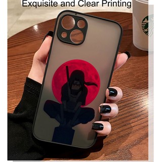 Naruto Akastsuki Itachi Anime Skin Feel Vỏ Điện Thoại Apple iPhone 15 14 13 12 11 XS X Pro Max Mini XR 6 6s 7 8 SE 2020 2022 Plus
