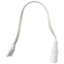 NOTE1 2 Dây Kết Nối Đèn LED, Ống Nhựa PVC Đồng T5 Nam Nữ Dây Kết Nối Dây Nối Dài, Trắng 3Pin 3Pin Cáp Ống Tích Hợp Dây Liên Kết Điện
