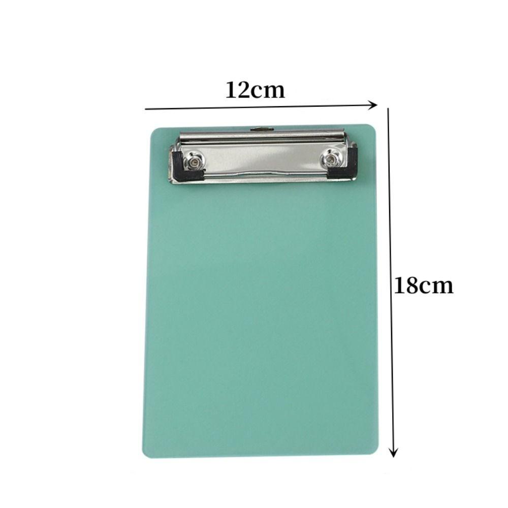 Bảng kẹp bỏ túi YOKEY A6, bảng kẹp mini nhựa nhiều màu, bảng kẹp ghi nhớ nhỏ