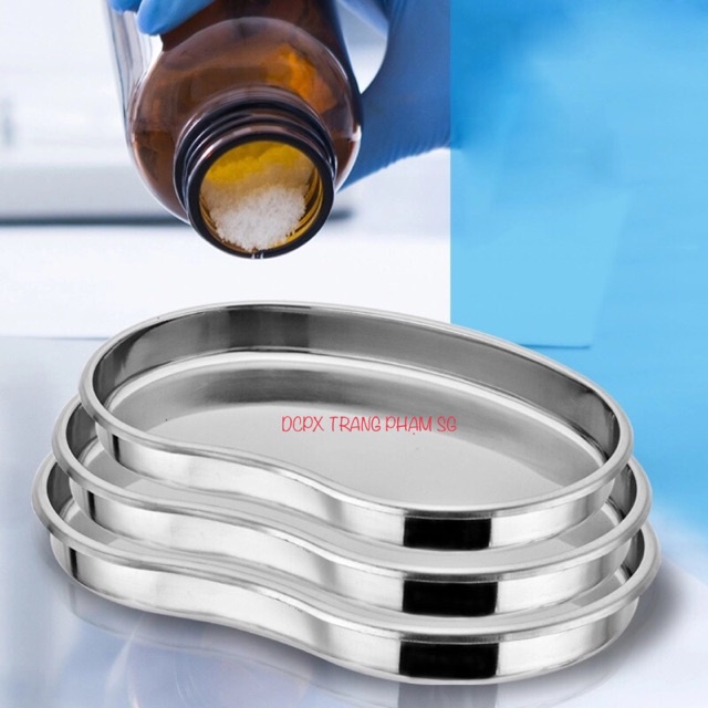 KHAY INOX HẠT ĐẬU ĐỰNG DỤNG CỤ Y TẾ | Dụng Cụ Phun Xăm PXTM