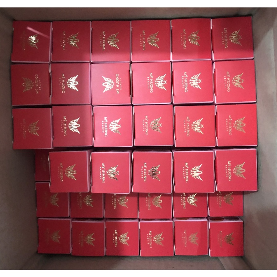 Gel Dưỡng Môi Thâm Loang Mỹ Hương TRÒN Lọ Hồng Handmade chính hãng (hộp hồng)