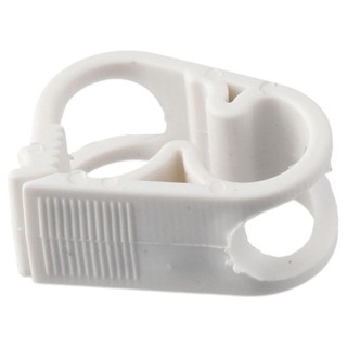 Risedot 10 Kẹp ống có thể điều chỉnh, Kẹp ống nhựa 6 ~ 12mm / 1 / 4 "~ 1 / 2" màu trắng, Kẹp ống điều khiển lưu lượng bằng nhựa bền Chai truyền