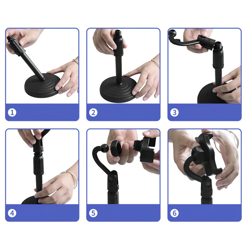 Giá Đỡ Điện Thoại livestream xem video Ổn Định Xoay 360 Độ dùng để Quay Phim Ghi Hình Đa