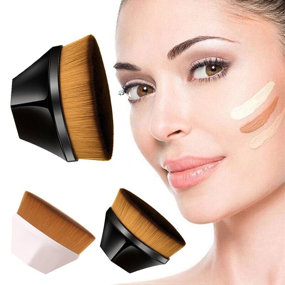 Bàn chải trang điểm JIGK Foundation, Flat Top để pha trộn bột dạng lỏng kem lỏng, Dụng cụ trang điểm làm đẹp Kabuki Face Blush Cọ trang điểm nữ