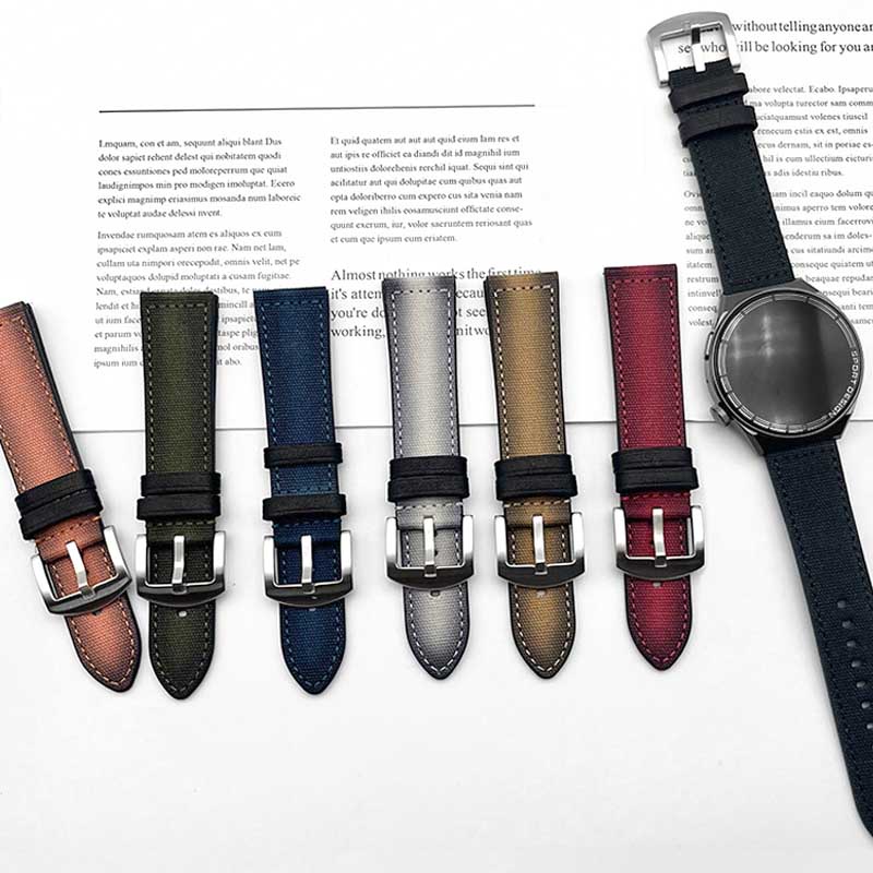 Dây Đeo Đồng Hồ Bằng nylon Và Vải Bố Kích Thước 18mm 20mm 22mm 24mm Cho seiko diver Lặn y2k