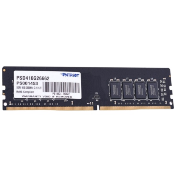 RAM MÁY TÍNH BÀN. DDR4 PC 16G/2666 PATRIOT PSD416G26662 New Chính hãng ...