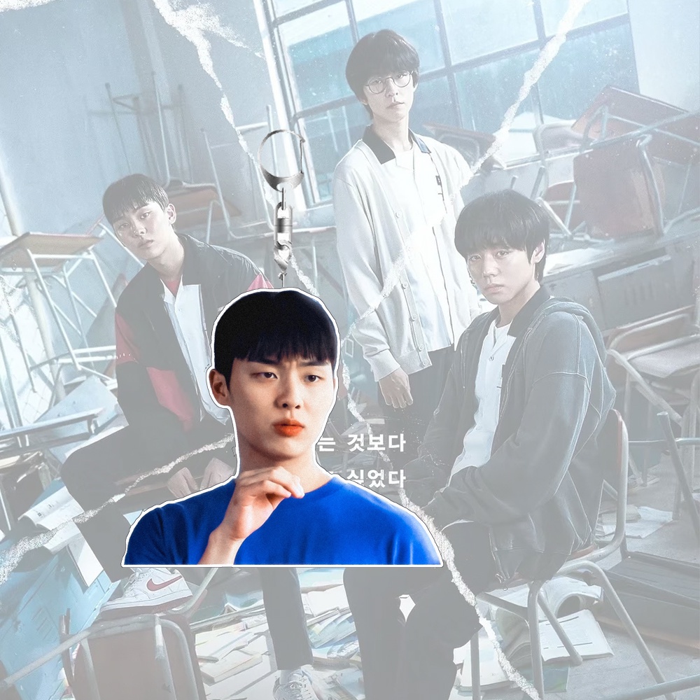 Móc Khóa Acrylic Hình Nhân Vật Trong Phim Hero Class 1 PARK JI HOON Choi Hyun