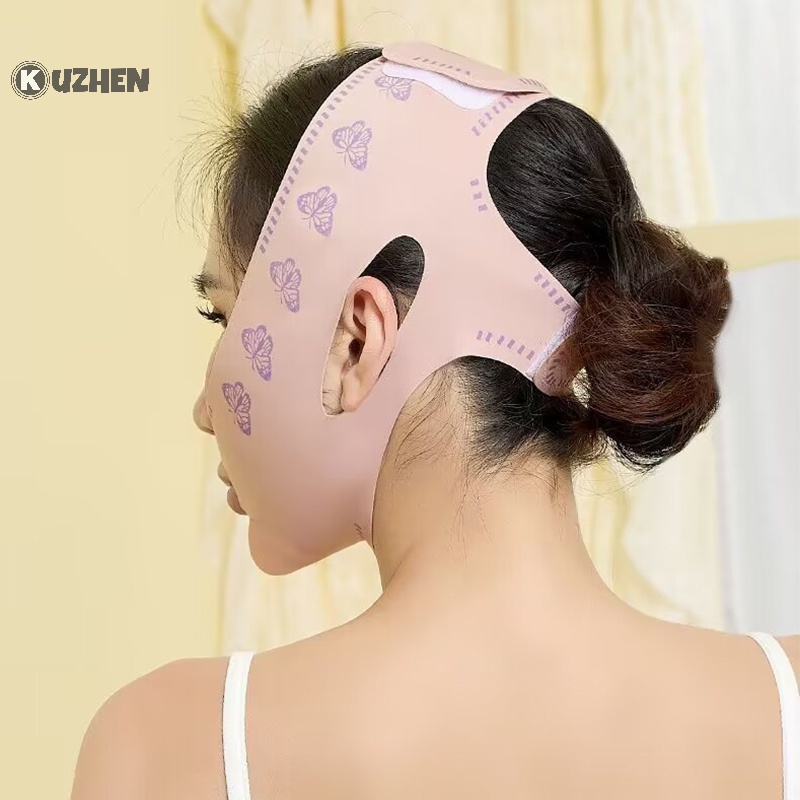 Kuzhen Mặt Nạ Nâng Cơ Mặt Tạo Cằm Chữ v Chống Nếp Nhăn Thoáng Khí