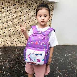 YT2 Túi Kỳ Lân Túi Đi Học Cho Trẻ Em Mẫu Giáo Cho Bé Gái Pony Hoạt Hình Ba Lô Đi Học TY2