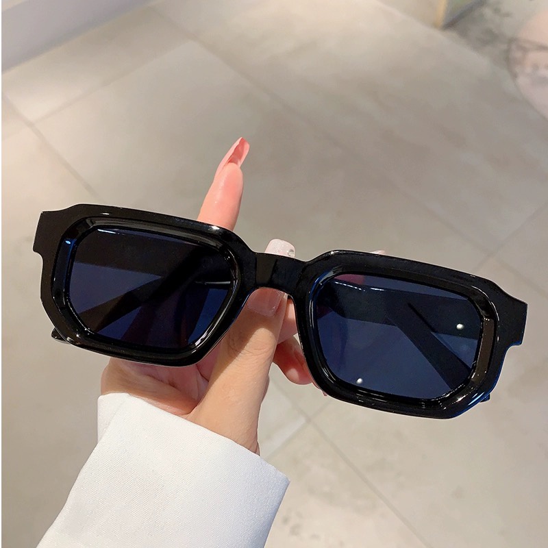 (Jiuerba) Kính râm gọng nhỏ vuông Kính râm râm nhiều màu sắc cổ điển phương Tây | BigBuy360 - bigbuy360.vn