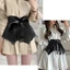 XGB Nữ Váy Ruffle Thắt Lưng Phù Hợp Với Thời Trang Corset Thắt Lưng Có Thể Điều Chỉnh Waspie Phụ Kiện Trang Trí PU Eostra