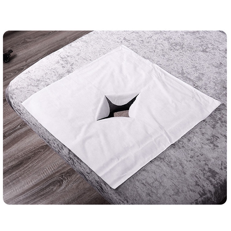 【100 Cái】Đệm Tựa Đầu Massage Mặt Gối Đệm Đệm Tựa Đầu, Lót Úp Mặt Sử Dụng Khi Mát Xa