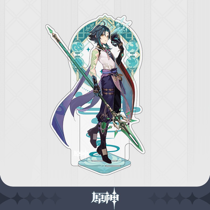 Standee XIAO - GENSHIN IMPACT tượng mô hình mica game anime chibi