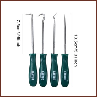 Bộ 4 Dụng Cụ Tháo Gỡ Vòng Chữ O Độ Chính Xác Cao Đa Năng Cho Xe Hơi