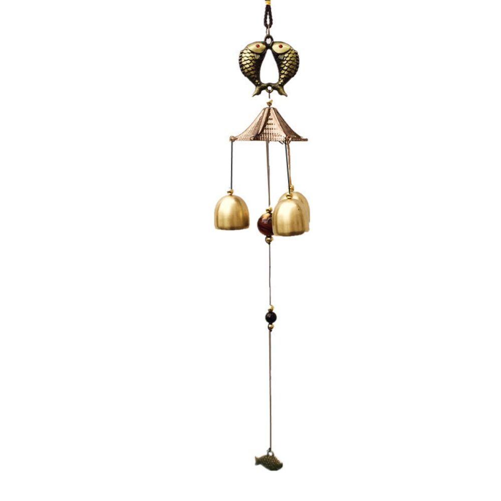 Chuông gió NKSFX, Chuông đồng Trang trí treo cổ điển, Nhà DIY Mặt dây chuyền sáng tạo Chuông gió