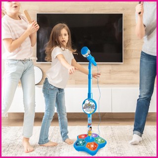 Micro Đứng MP3 Chế Độ Hát Karaoke Kèm Giá Đỡ Cho Bé