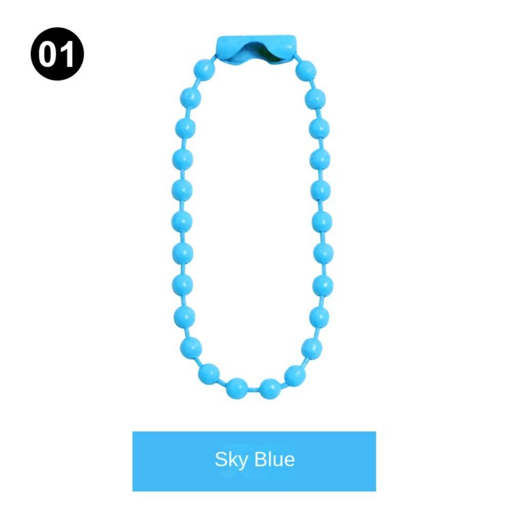 Hobbyin 50 / 100 CÁI Bóng Hạt Dây Xích, DIY 10cm Móc Chìa Khóa, Búp Bê Kim Loại Handmade Nhãn Tay Thẻ Kết Nối Chìa Khóa